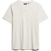 Superdry Slub Kurzarm-t-shirt Mit V-ausschnitt