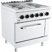 CombiSteel Base 700 Elektroherd 4 Platten Mit El. Backofen