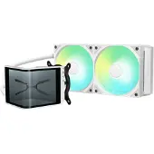 TRYX PANORAMA SE ARGB 240 Komplett-Wasserkühlung, 3D-AMOLED-Display - 240mm, weiss