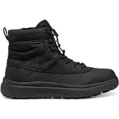 Geox Schnürstiefelette "Stiefelette Leder/Textil"