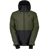 SCOTT Ultimate Dryo 10, Skijacke, Herren, dunkelgrün/schwarz