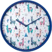 Nextime Alpaca, Wand, Quarzuhr, Rund, Mehrfarbig, Kunststoff, Erwachsene