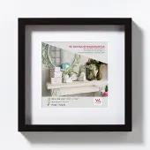 Walther design EA444B Stockholm Holzrahmen 40x40cm schwarz