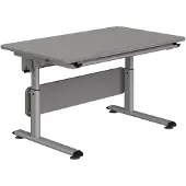 PAIDI Kinderwelten Schülerschreibtisch Diego , grau , Maße (cm): B: 120 H: 53 T: 70.0