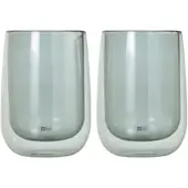 AdHoc Teeglas Duo Glas Grau 400 ml (2-teilig)