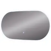 Vicco Badezimmerspiegel Miral Glas 100 x 50 cm mit Backlight Beleuchtung, Model 55486