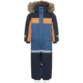 Didriksons Bjärven, Schneeanzug, Junior, blau/orange