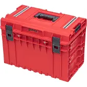 Qbrick System ONE 450 2.0 Technik RED ULTRA HD Custom Werkzeugkoffer modularer Organizer 585 x 385 x 420 mm 52 l stapelbar IP66