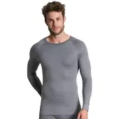 Ceceba Thermo Longsleeve Thermo Sport in grau-dunkel-melange | Gr.: 5