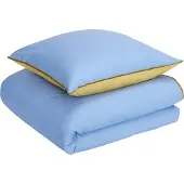 Hubsch Aki Bettwäsche 80/200 Blau/gelb | 061407