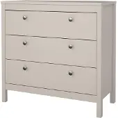 Ebuy24 Madrid Kommode 3 Schubladen Cashmere.