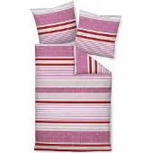 Janine Design Feinbiber-Bettwäsche-Garnitur DAVOS 65169 Farbe beere granat Größe 135x200+80x80