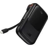 Baseus Externer Akku Qpow Pro, 20000 mAh, 20 W, QC + PD, 1 x Lightning, 1 x USB-A, 1 x USB-C, Schwarz PPQD040001