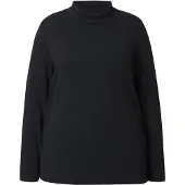 Ulla Popken Shirt in schwarz | Gr.: 50-52