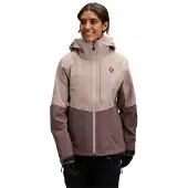 Black Diamond - Wasserfeste und atmungsaktive Jacke für Skitourengehen - W Recon Stretch Shell Pale Mauve Dark Mauve für Damen - Größe M - Violett