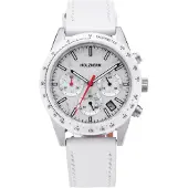 Holzkern Herrenuhr Titan Neverrest Howlith/Weiß
