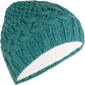 TROLLKIDS Strickmütze "GIRLS RAULAND CAP", Mädchen, Gr. 6 (53/56), dusty teal, Obermaterial: 50% Polyacryl, 50% Polyester. Futter: 100% Polyester, Mützen Strickmütze, mit Zopf- und Perlstrickmuster