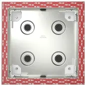 Gira 552800 EB-Dose flächenbündig 2 x 2f System 106