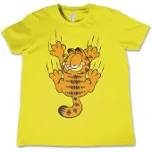 Garfield Shirt "Hanging On Kids T-Shirt" in Gelb | Gr.: XS