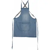 Dutchdeluxes Schürze Suspender Serie Apron Blau