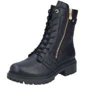 Rieker Winterstiefelette Schnürboots, Schnürstiefelette, Blockabsatz, mit markanter Profilsohle