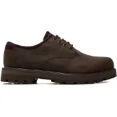 Timberland für Herren. TB0A69T9W011 Wasserdichte Schnürschuhe aus Leder Britton Road dunkelbraun (45.5), Wohnung, Schnürsenkel, Lässig, Nach