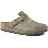 Birkenstock Boston Suede Leather Holzschuhe