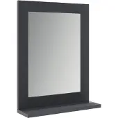Vicco Badezimmerspiegel Vilda Grau 40 x 50 cm, Model 55563