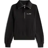 Tommy Hilfiger Sweatshirt "CLASSIC SCRIPT FLEECE HALF-ZIP"