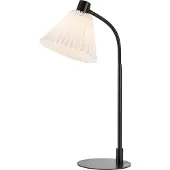 Markslöjd Mira 1 Tischleuchte Black/White - , Mira, Schwarz, für Wohnzimmer, Metall, Skandinavisch
