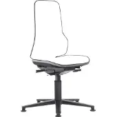 Noname Basisstuhl Arbeitsstuhl NEON grau mit Gleiter