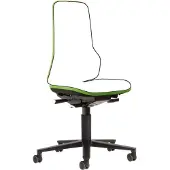 BIMOS Stuhl NEON grün synchro mit Rollen