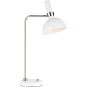 Markslöjd Larry Schreibtischlampe Weiß/Chrom