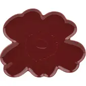 Marimekko - Unikko Teller, Ø 32 cm, burgundy