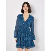 Apricot Minikleid Damen blau, 38 820497-0001-00380