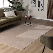 NATURL. Kurzflor Teppich - Essenza Greige 230x330cm