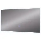 Vicco Badezimmerspiegel Miral Glas 80 x 40 cm mit Backlight Beleuchtung, Model 55495