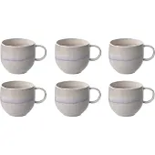 Villeroy & boch Tasse Perlemor Sand 0,35 L (6er-Set)