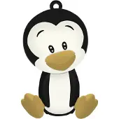 Celly PBPENGUIN, 2600 mAh, Lithium Polymer (LiPo), 10 W, Schwarz, Weiß, Gelb