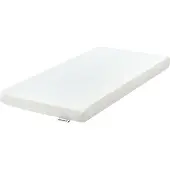 Beliani Schaumstoffmatratze Weiß 60x120 cm Härtegrad Mittel Medium Abnehmbarer Bezug mit Reißverschluss Babymatratze Kleinkindmatratze
