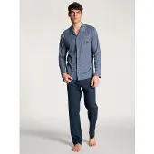 Calida Durchgeknöpfter Pyjama Calida Indigo mood