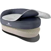 Knuffelwuff Orthopädisches Hundebett Jessy aus Nylongewebe XXL 135 x 85cm Grau