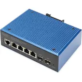 Digitus Industrieller 4+2 -Port L2 managed Gigabit Ethernet Switch, Managed, L2, Gigabit Ethernet (10/100/1000), Vollduplex