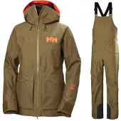 Helly Hansen Powderqueen 3.0, Skijacke, Damen, braun