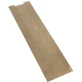 Papstar 1.000 Sichtstreifenbeutel mit PLA-Fenster "pure" 58 x 12 cm braun Kraftpapier für Baguette