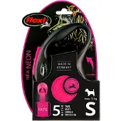 Flexi Rollleine New Neon - Rosa - S