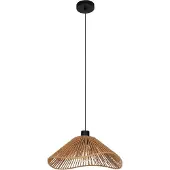 Eglo LAVISTER Hängeleuchte Hängelampe Pendellampe Pendelleuchte - H110 x Ø39 cm - schwarz - 1X60W exkl. - IP20