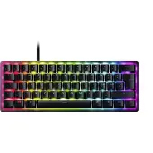 Razer Huntsman Mini, Kabelgebunden, USB, Optischer Schlüsselschalter, QWERTY, RGB-LED, Schwarz