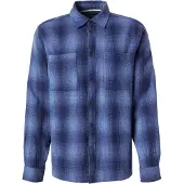 Scotch & Soda Shadow Check Shirt Peacoat Shadow Check Größe: L | Casual hemden Outlet | Herren
