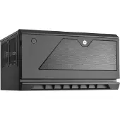 Silverstone CS381, PC, Schwarz, micro ATX, Mini-DTX, Mini-ITX, Metall, Kunststoff, Access, HDD, Leistung, 5,9 cm